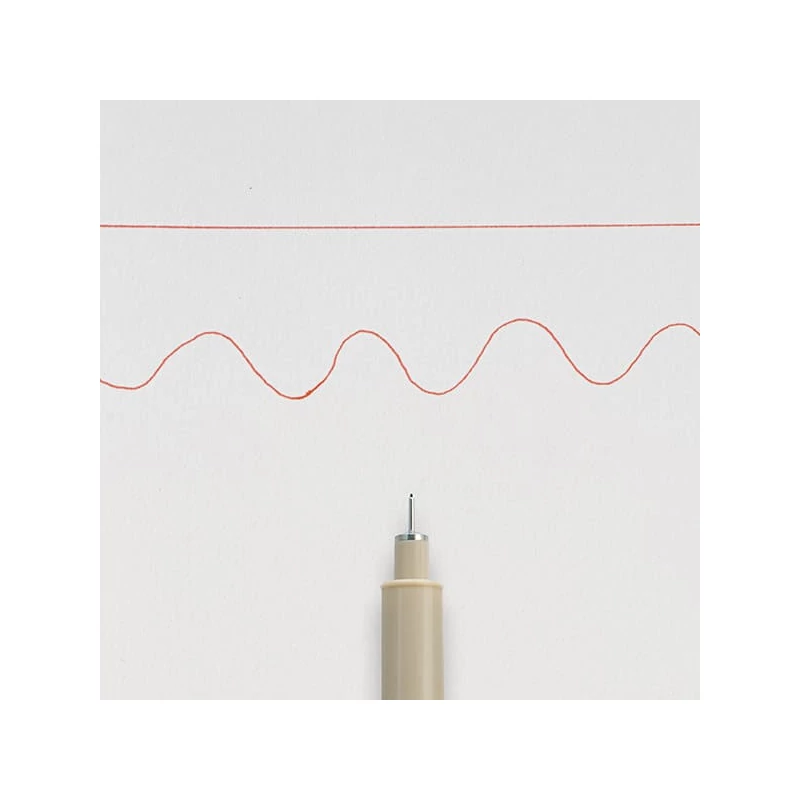Technické pero Sakura Pigma Micron 005, 0,2 mm - červené