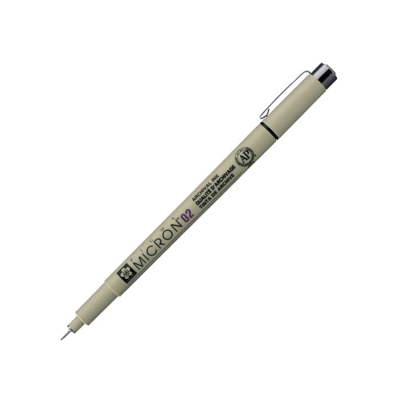 Technické pero Sakura Pigma Micron 02, 0,3 mm - čierne