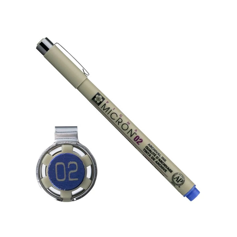 Technické pero Sakura Pigma Micron 02, 0,3 mm - modré