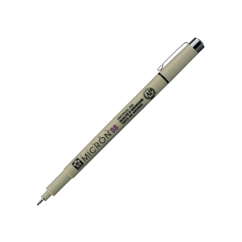 Technické pero Sakura Pigma Micron 08, 0,5 mm - čierne