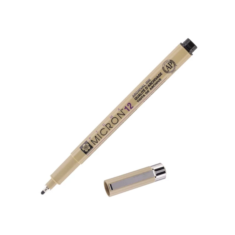 Technické pero Sakura Pigma Micron 12, 0,7 mm - čierne