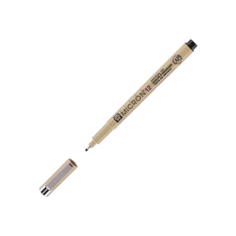 Technické pero Sakura Pigma Micron 12, 0,7 mm - čierne