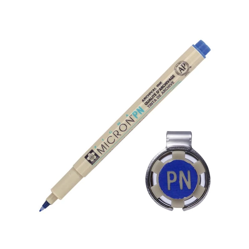Kresliace pero Sakura Pigma Micron PN (extra tenký popisovač) - 36, blue