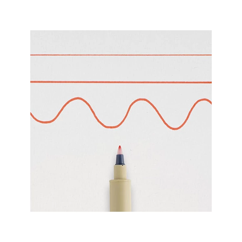 Kresliace pero Sakura Pigma Micron PN (extra tenký popisovač) - 19, red