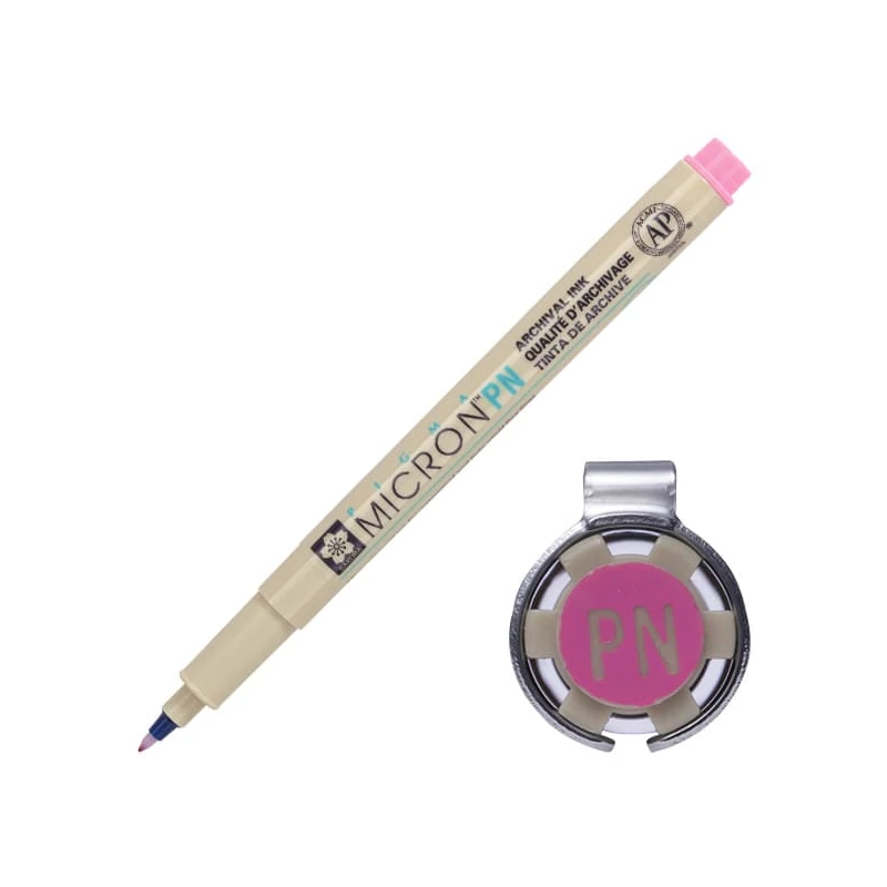 Kresliace pero Sakura Pigma Micron PN (extra tenký popisovač) - 21, rose red