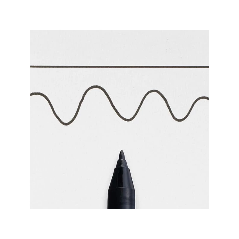 Popisovač Pigma Sensei 10, čierny - 1 mm