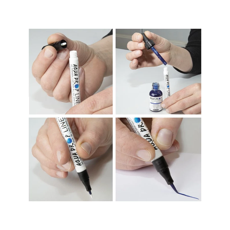 Štetec plnitelný vodou Schmincke Aqua Drop Liner