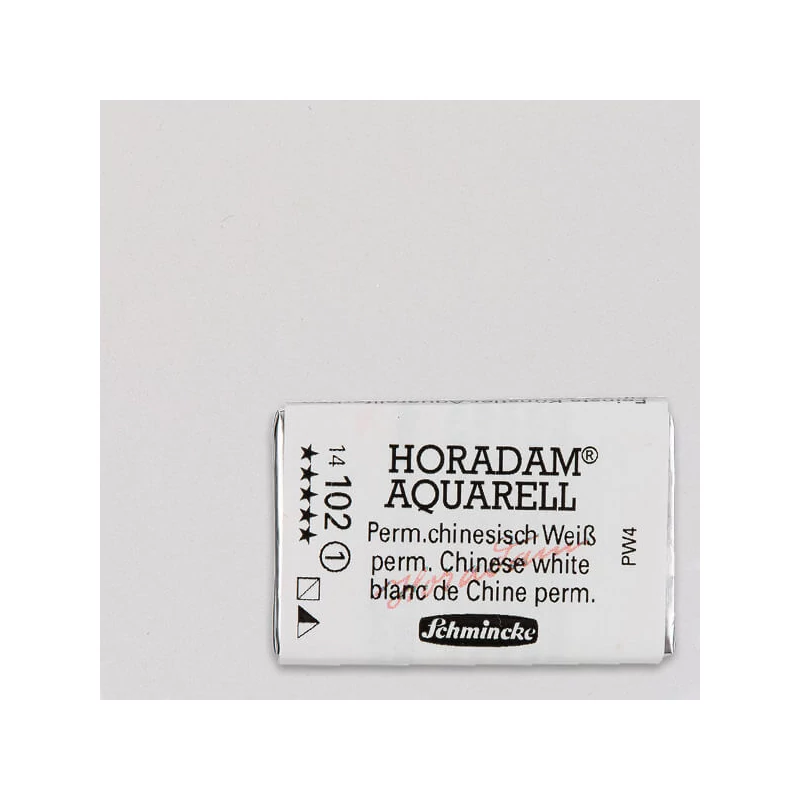 Akvarelová farba Schmincke Horadam, 1/1 v celej panvičke  - 102, permanent chinese white