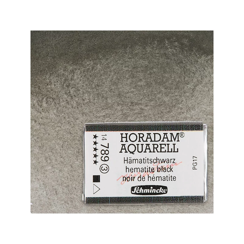 Akvarelová farba Schmincke Horadam, 1/1 v panvičke, granulačná - 789, hematite black