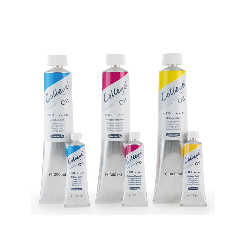 Olejová farba Schmincke College, 200 ml - 430, college cyan