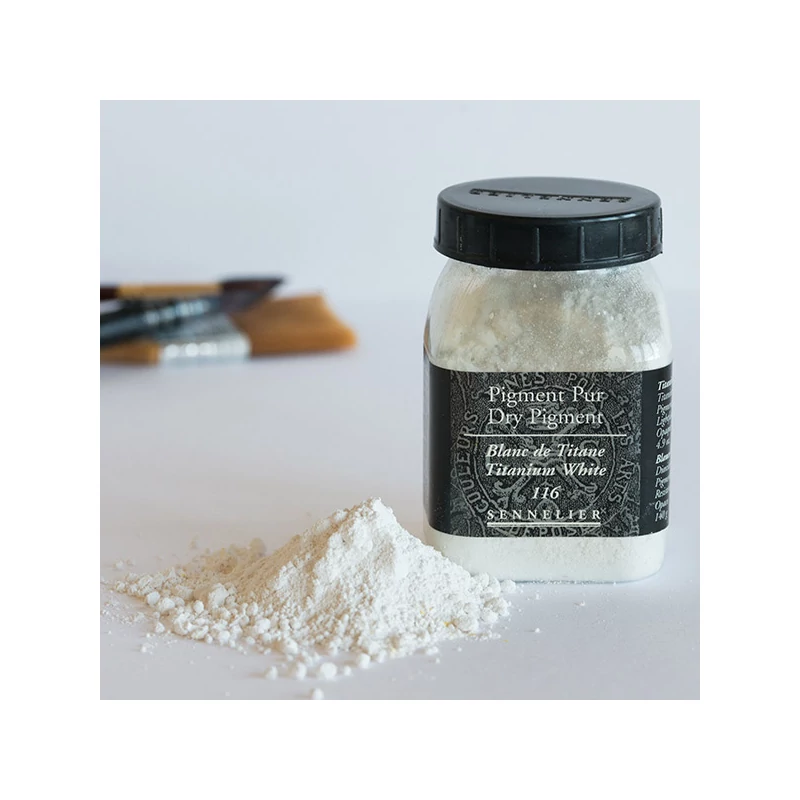 Pigment Sennelier - 116, titanium white, 140 g