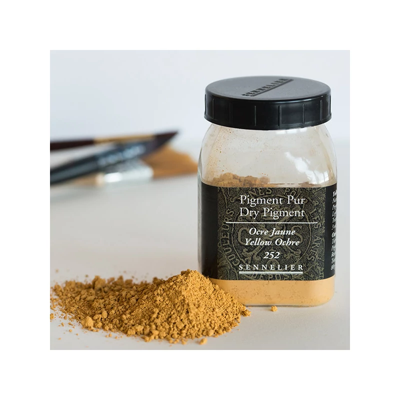 Pigment Sennelier - 252, yellow ochre, 80 g