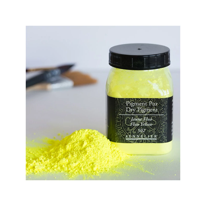 Pigment Sennelier - 502, fluo yellow, 100 g