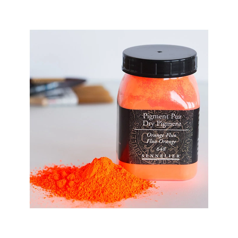 Pigment Sennelier - 648, fluo orange, 100 g