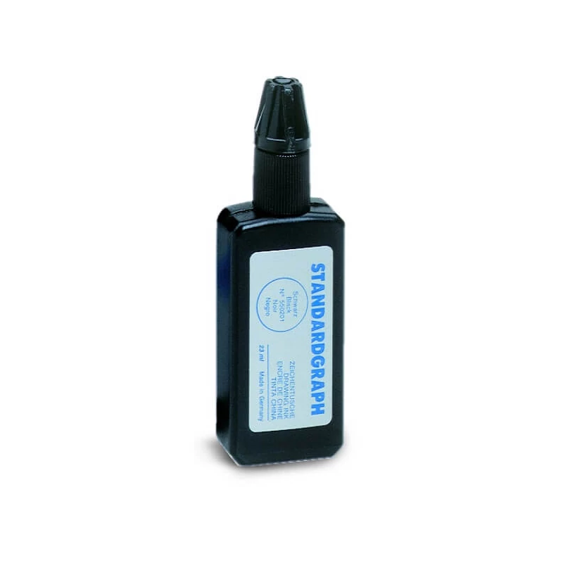 Technický tuš Standardgraph, čierny - 23 ml