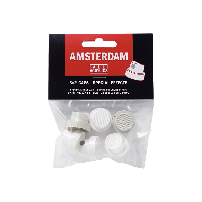Tryska pre Talens Amsterdam akrylovú farbu v spreji, 6 ks (3x2 ks) - špeciálna