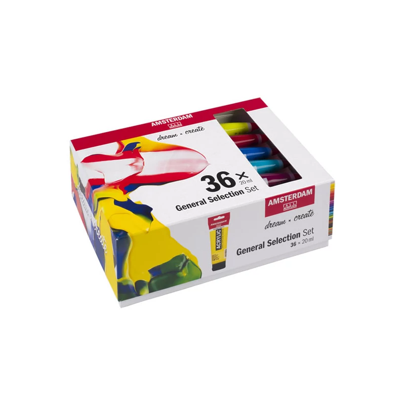 Sada akrylových farieb Talens Amsterdam - 36x20 ml