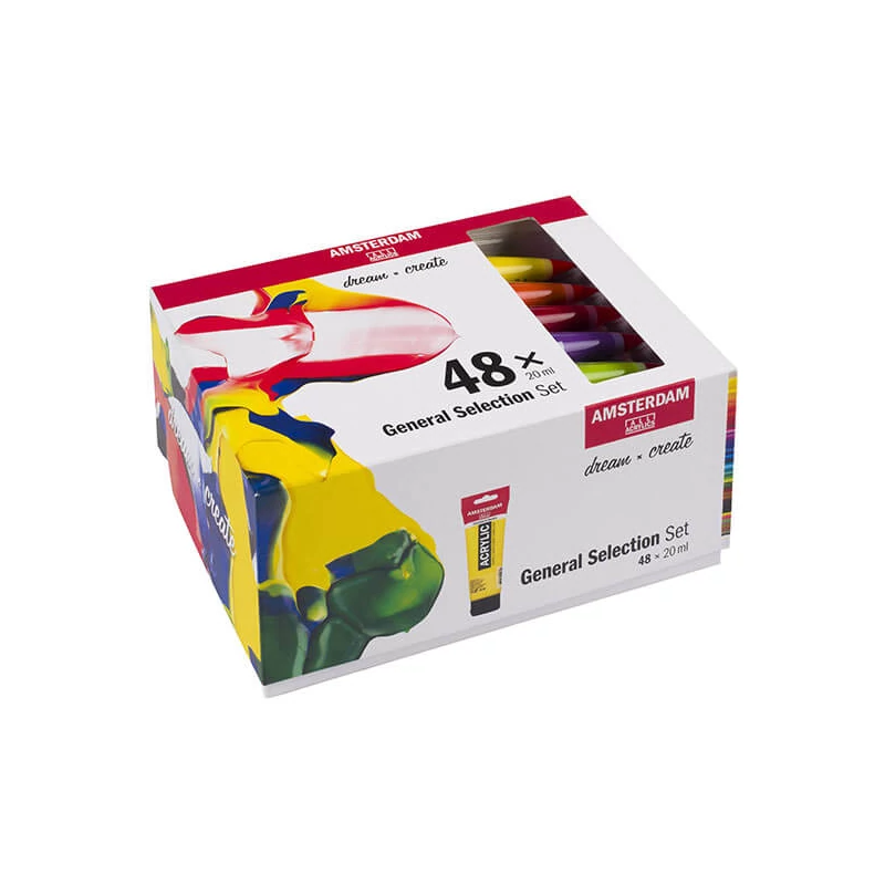 Sada akrylových farieb Talens Amsterdam - 48x20 ml