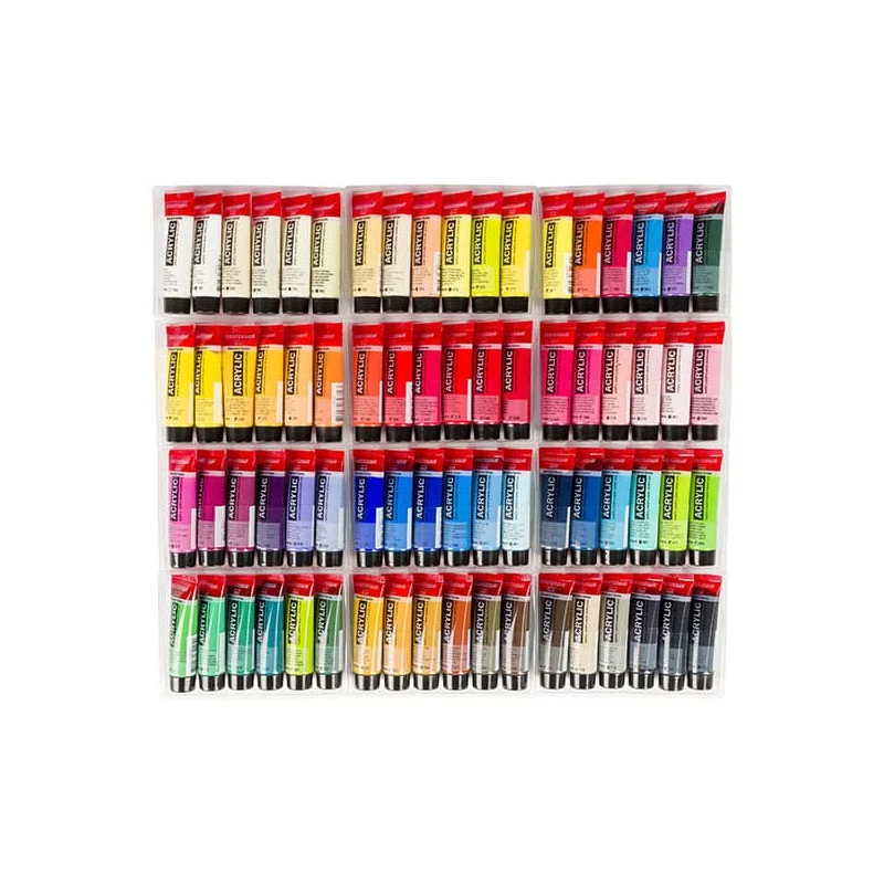 Sada akrylových farieb Talens Amsterdam - 72x20 ml