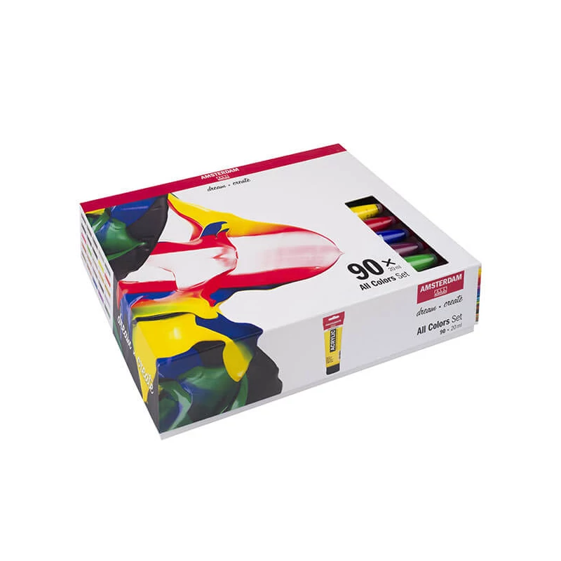 Sada akrylových farieb Talens Amsterdam - 90x20 ml