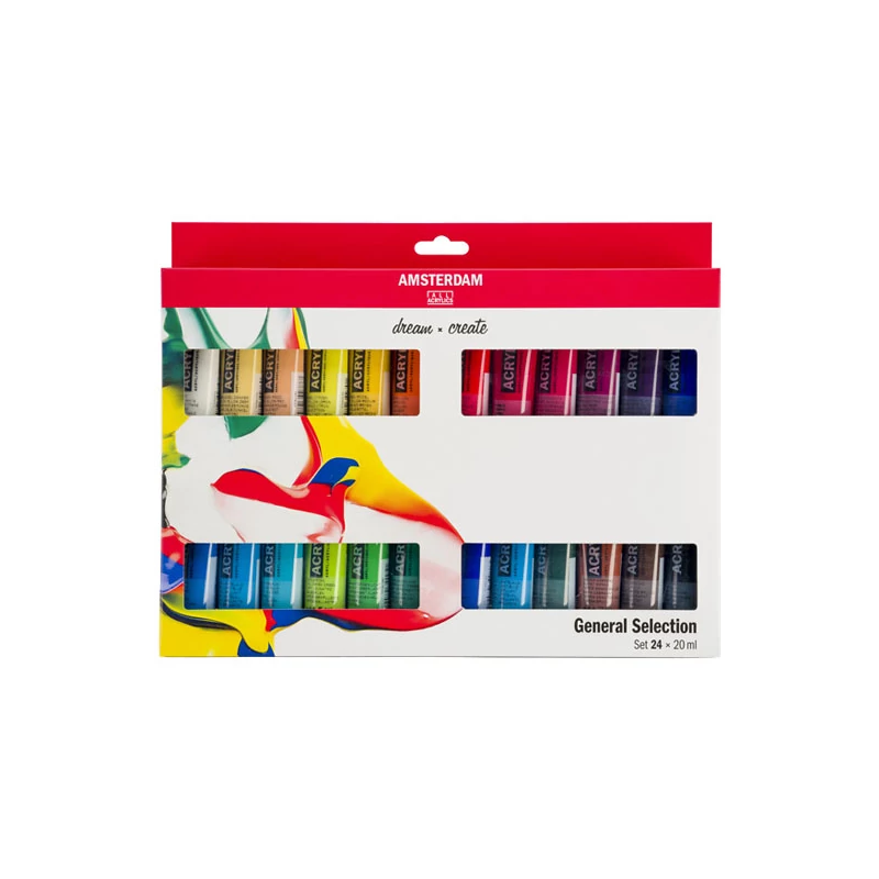 Sada akrylových farieb Talens Amsterdam - 24x20 ml