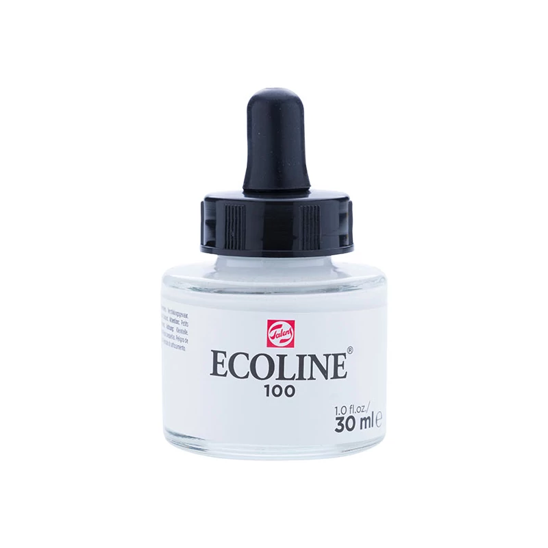 Tekutá akvarelová farba Talens Ecoline, 30 ml - 100, white