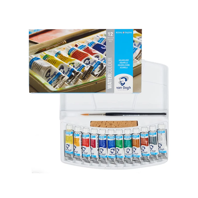 Sada akvarelových farieb Talens Van Gogh - 12x10 ml