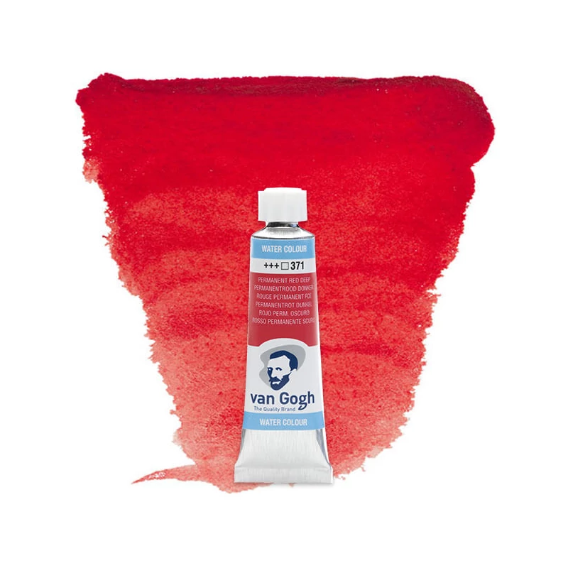 Akvarelová farba v tubeTalens Van Gogh, 10 ml - 371, permanent red deep