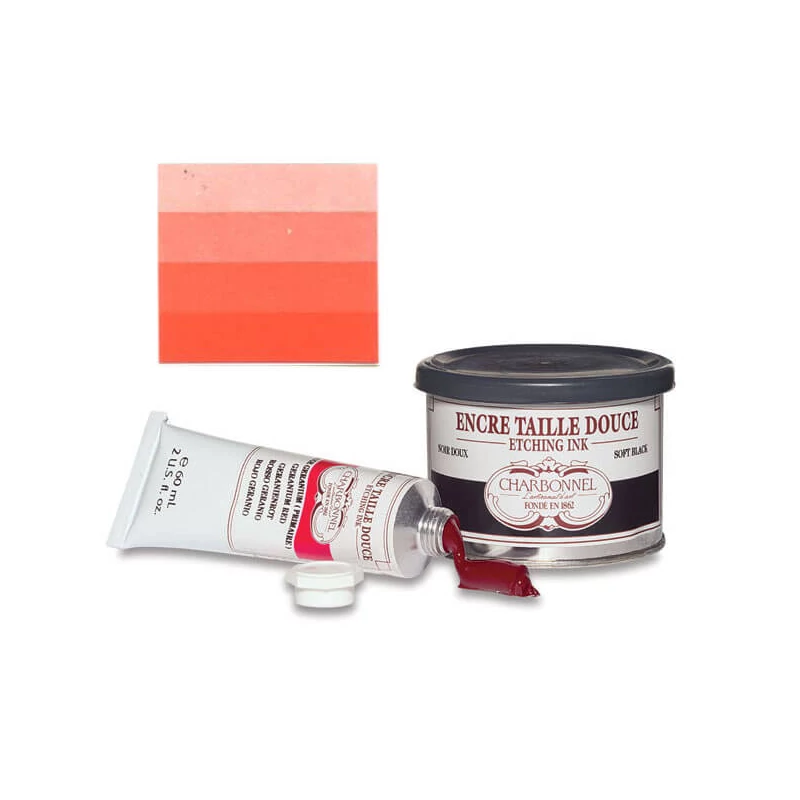 Hĺbkotlačová farba Charbonnel, 200 ml - vermilion red