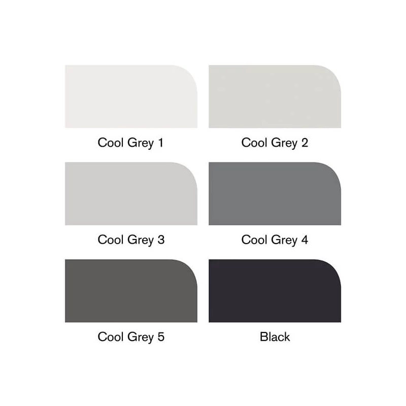 Sada obojstranných alkoholových popisovačov ProMarker - 6 ks, neutral tones
