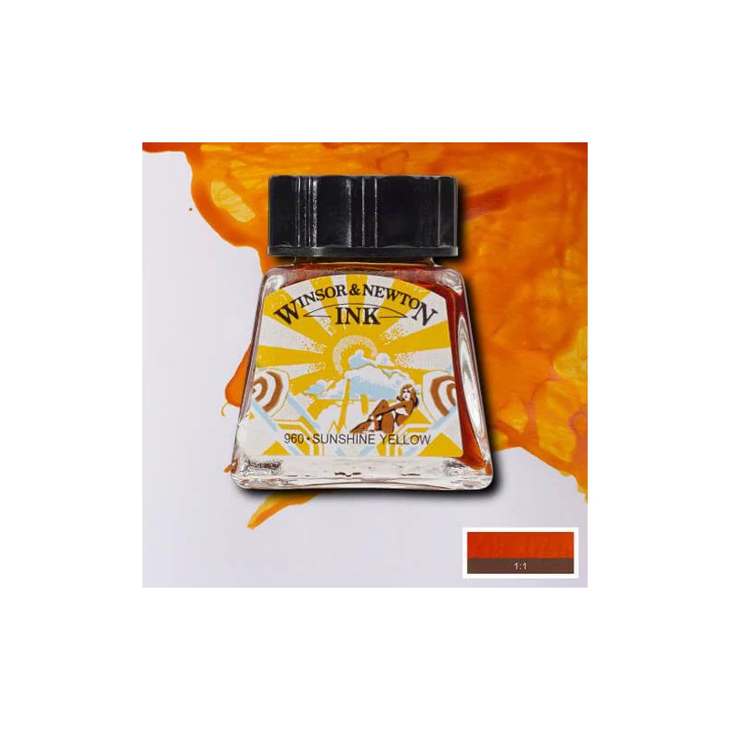Tinta, W&amp;N, 14 ml, 633, sunshine yellow
