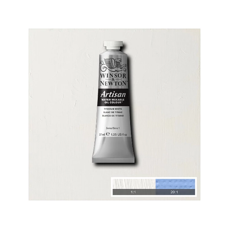 Olejová farba na vodnej báze Winsor&Newton Artisan, 37 ml - 644, titanium white