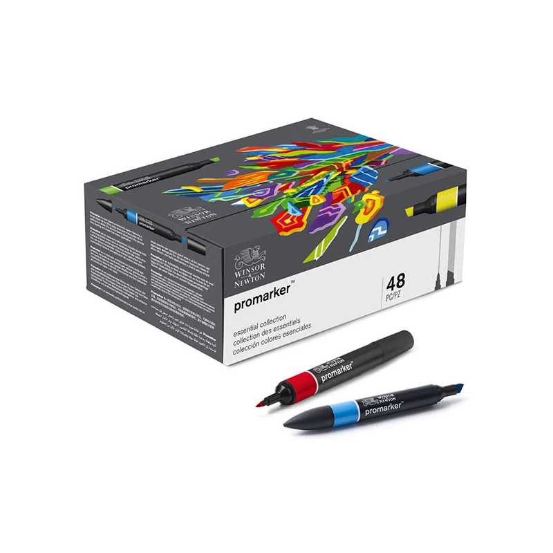 Sada alkoholových fixiek ProMarker - 48 ks, Essential shades