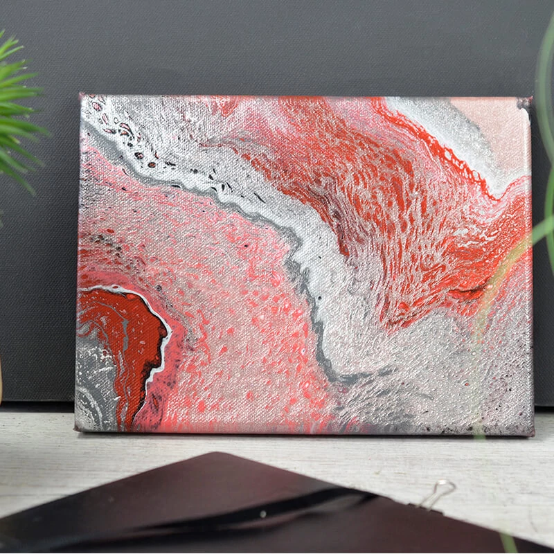 Farba Pouring Metallic Effect, 120 ml - ružové zlato
