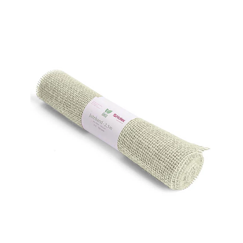 Behúň na stôl z juty, 30 cm, 2,5 metra - 02 krémový