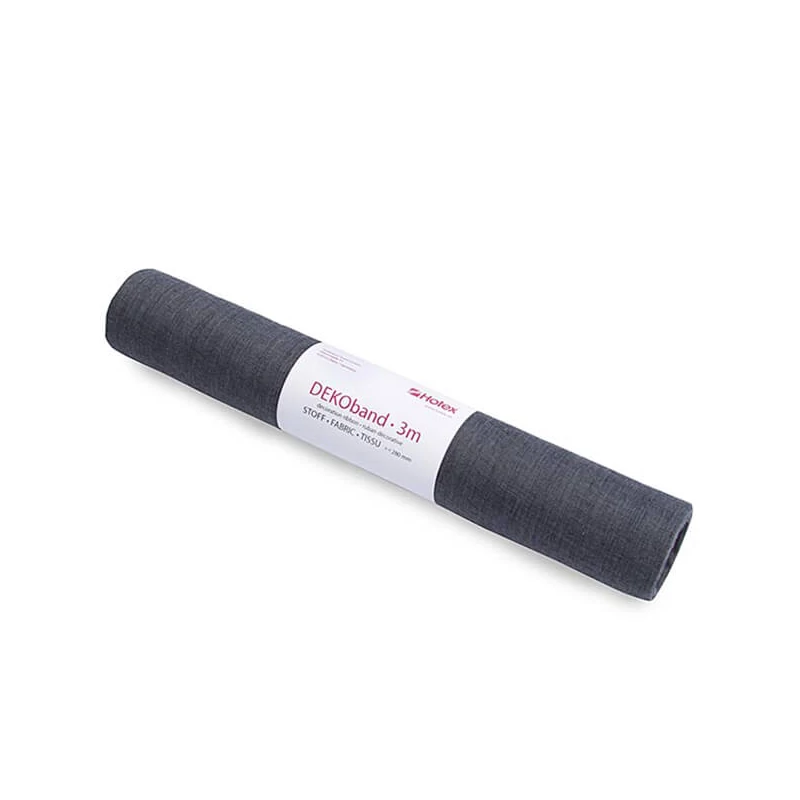 Behúň na stôl z textilu, 28 cm, 3 metre - 85 antracitový
