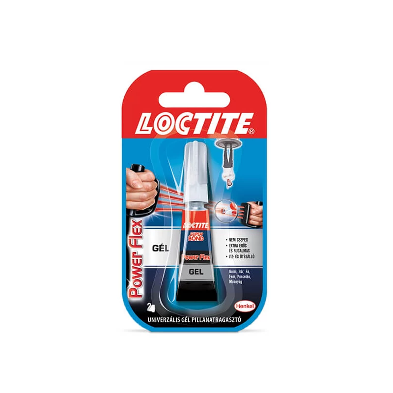Loctite, sekundové lepidlo Super Bond Power Flex Gel, 2 g
