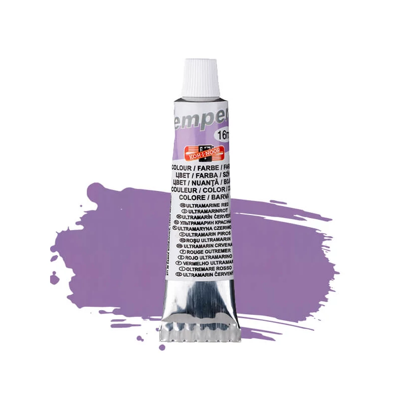Temperová farba KOH-I-NOOR, 16 ml - ultramarínovo červená