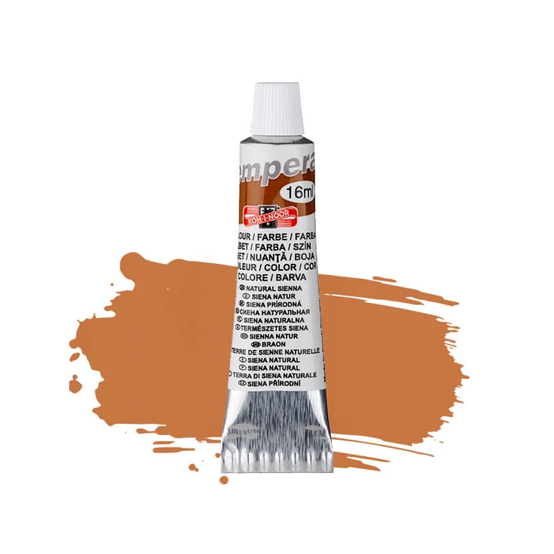 Temperová farba KOH-I-NOOR, 16 ml - prírodná siena