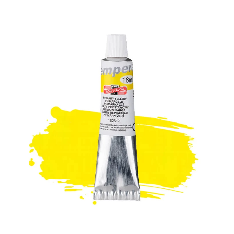 Temperová farba KOH-I-NOOR, 16 ml - primary žltá