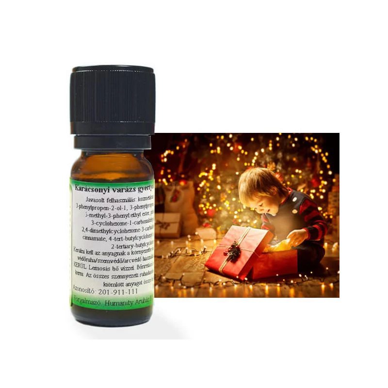 Esenciálny olej na výrobu sviečok, 10 ml - magické vianoce