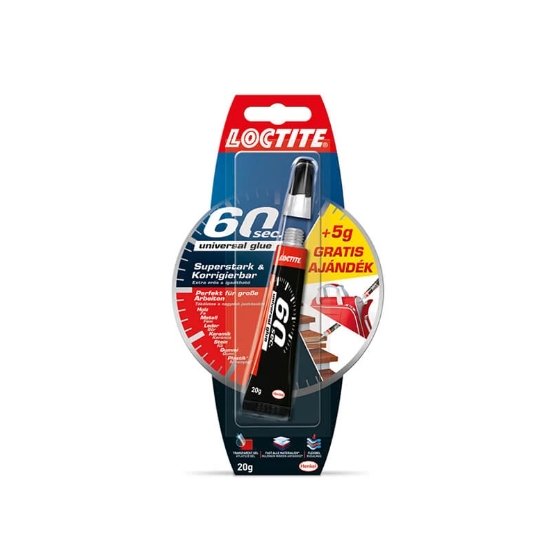 Loctite, 60 sek. Univerzálny lepiaci gél, 15+5 g