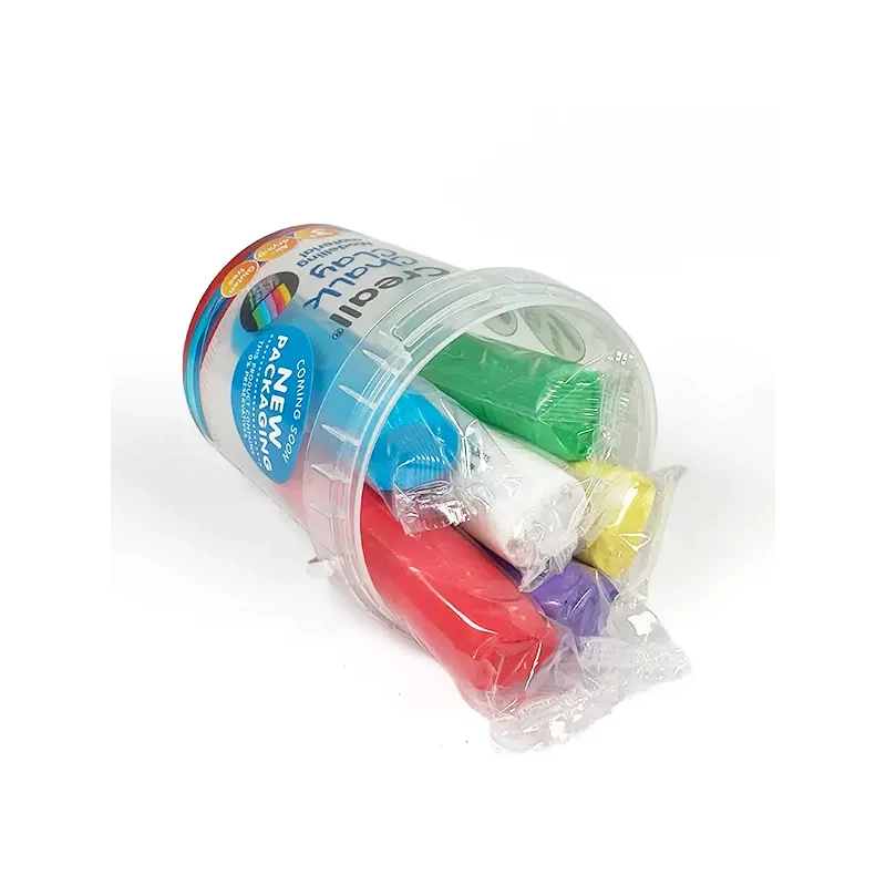 Sada plastelíny, Creall Chalk Clay, Happy, 750 g – 6 ks