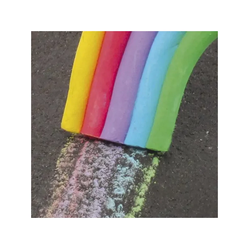 Sada plastelíny, Creall Chalk Clay, Happy, 750 g – 6 ks