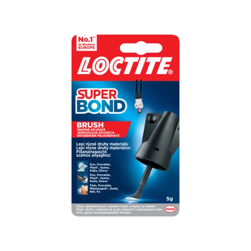 Loctite, Super Bond sekundové lepidlo so štetcom, 5 g