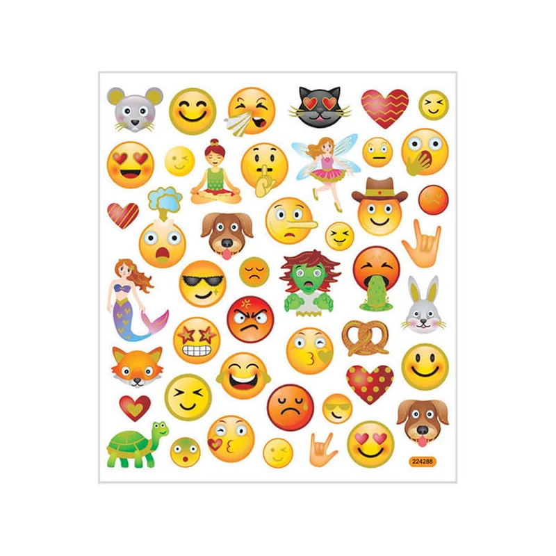 Samolepka - Emoji, 15x16,5 cm