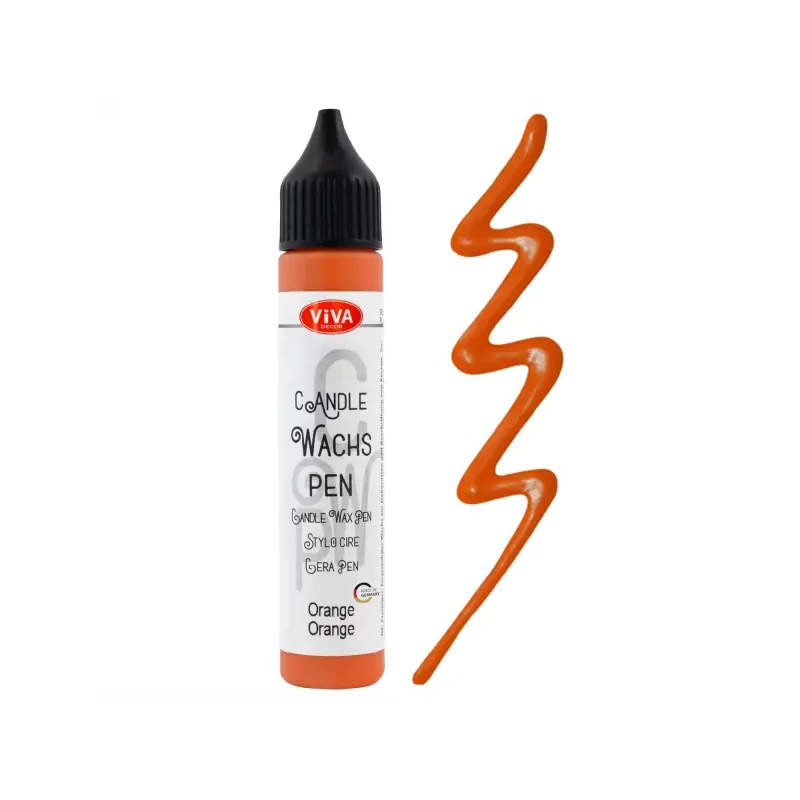 Pero na maľovanie sviečok, 28 ml – oranžové
