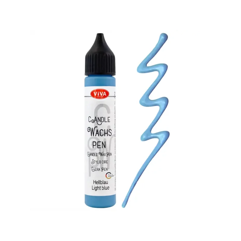Pero na maľovanie sviečok, 28 ml – svetlomodré