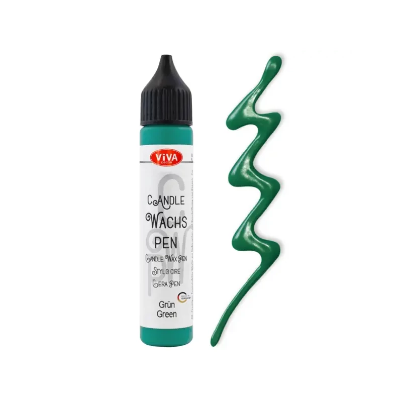 Pero na maľovanie sviečok, 28 ml - zelené