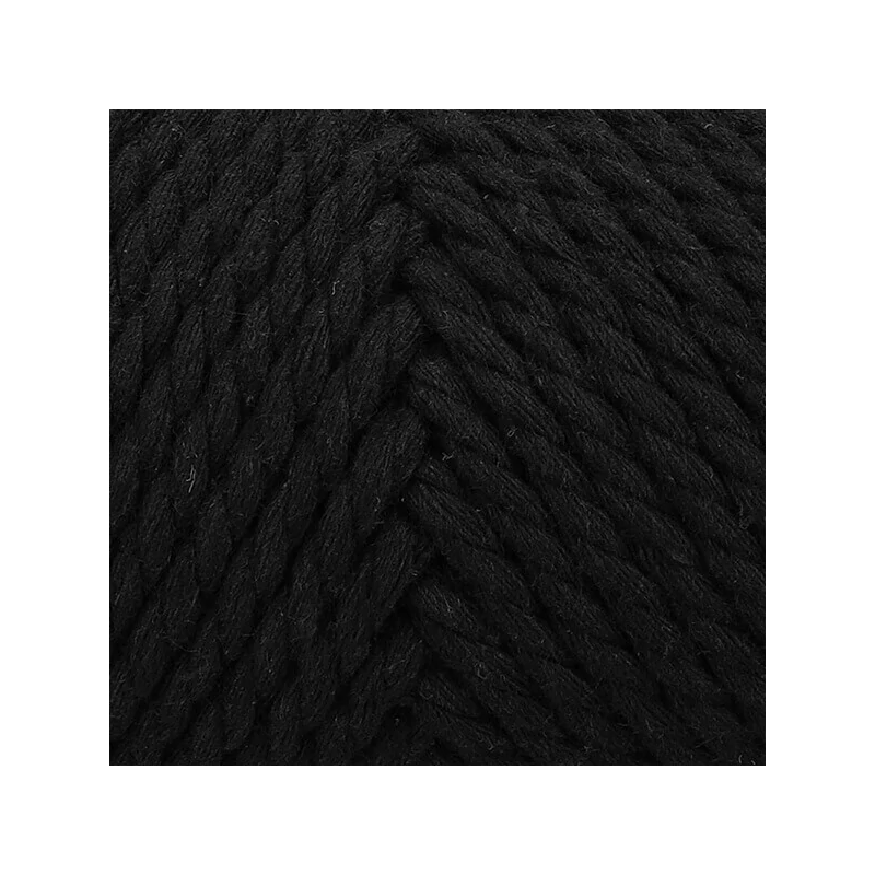 Macramé priadza, Anchor Crafty Fine, česateľná, 3 mm - drevené uhlie